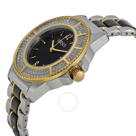 versus versace multi-function two-tone ladies watch|versace women's watches.